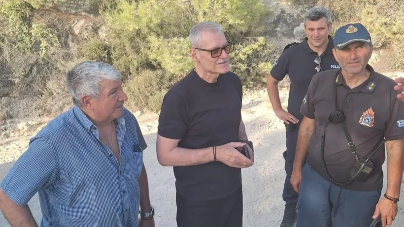Ωρωπός: Χωρίς ενεργό μέτωπο η φωτιά – Επιτόπου ο Ευάγγελος Τουρνάς ΦΩΤΟ