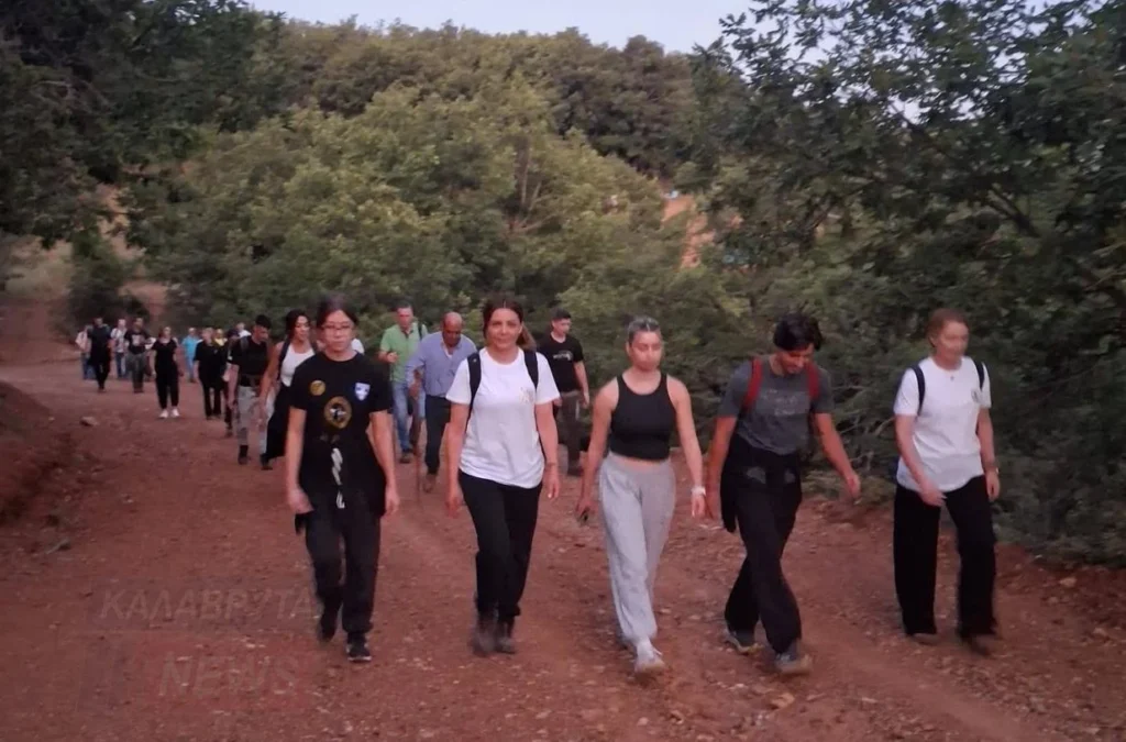 Προσκυνηματικός περίπατος στην Μονή Μακελλαριάς από κατοίκους των Ποντιάδων ΦΩΤΟ.