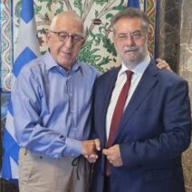 Αχαΐα: Ο βουλευτής Ανδρέας Παναγιωτόπουλος συναντήθηκε με τον Νικήτα Κακλαμάνη για την «Κιβωτός της Αγάπης»
