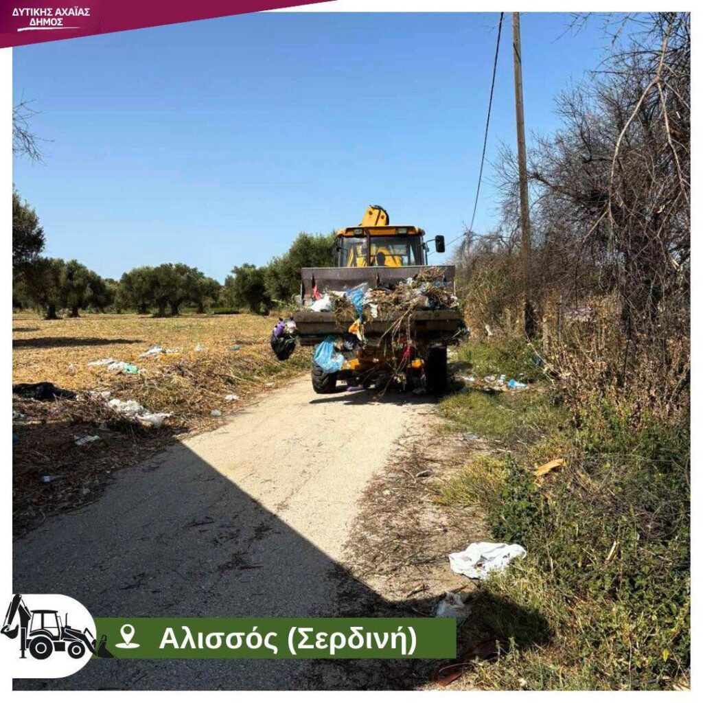 Δυτική Αχαΐα: Και τι δεν βρήκαν πεταμένο συνεργεία καθαρισμού δρόμων και χώρων ΦΩΤΟ