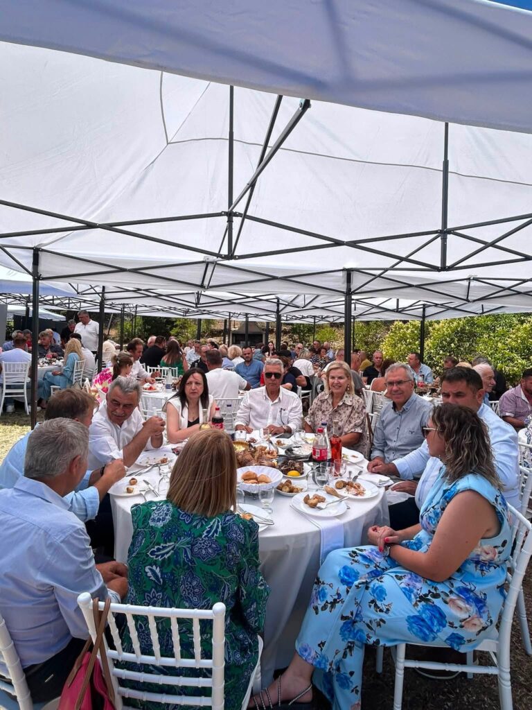 Η Γεωργία Ντάτσικα στα εγκαίνια του σπιτιού Θωμά στα Θωμαΐικα ΦΩΤΟ