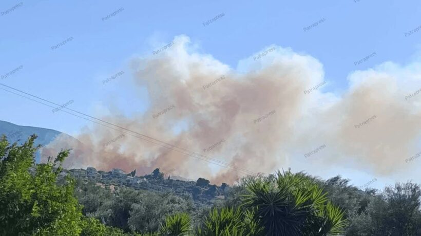 Αιγιάλεια: Οι καπνοί από την πυρκαγιά μεταφέρονται κυρίως προς τα δυτικά - H προσομοίωση του AtmoHub ΒΙΝΤΕΟ 4 Πυρκαγιά στην Αιγιάλεια