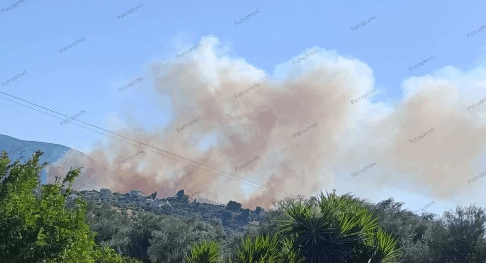 Πυρκαγιά στην Αιγιάλεια