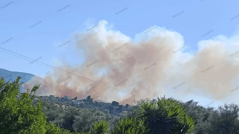 Πυρκαγιά στην Αιγιάλεια
