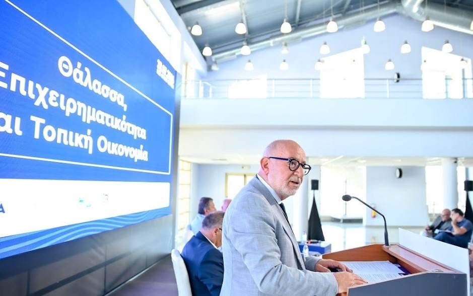 Ο Αντιπεριφερειάρχης Τουρισμού Παναγιώτης Σακελλαρόπουλος στο Blue Achaia Forum 2026 ΦΩΤΟ