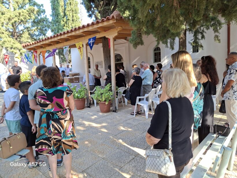 Εορτασμός στον Ιερό Ναό Μεταμορφώσεως Φωνησκαριάς
