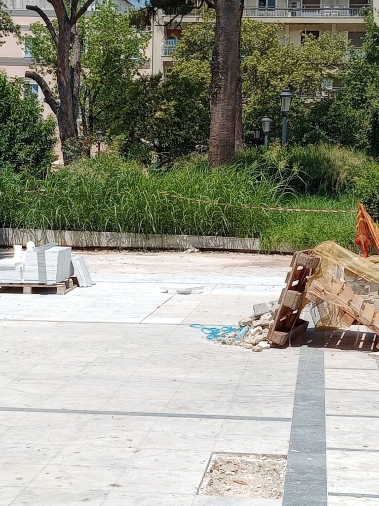 Πάτρα: Πότε ολοκληρώνεται η ανάπλαση της Πλατείας Όλγας μετά τις καθυστερήσεις και την εγκατάλειψη ΦΩΤΟ