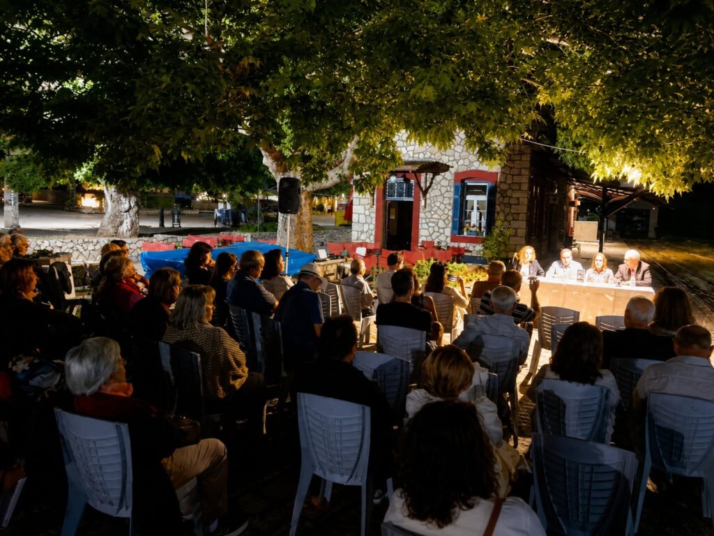 Βιβλιοπαρουσίαση την για τον Οδοντωτό στα Καλάβρυτα ΦΩΤΟ