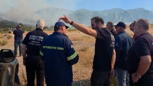 Αιγιάλεια: Ο περιφερειάρχης Νεκτάριος Φαρμάκης στο πεδίο της μάχης με τις φλόγες ΦΩΤΟ 14 Ο Περιφερειάρχης Φαρμάκης με πυροσβέστες και Πολιτική Προστασία σ…