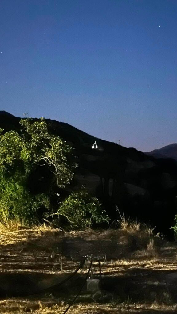 Λαπαναγοί: Πρωτότυπη φωταγώγηση της εισόδου του χωριού με καλλωπισμό και καθαρισμό ΦΩΤΟ