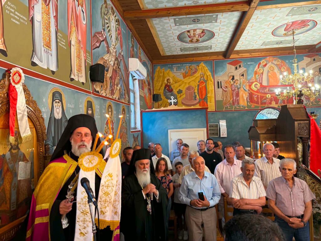 Ο Επίσκοπος Διοκλείας στην Μαμουσιά ΦΩΤΟ