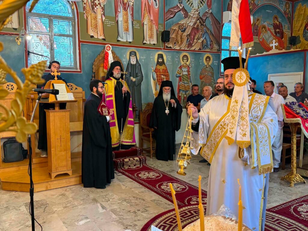 Ο Επίσκοπος Διοκλείας στην Μαμουσιά ΦΩΤΟ