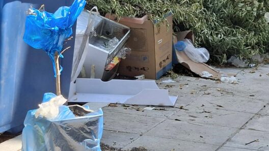Πάτρα: Μετακινούμενοι κάδοι, σκουπίδια και αδιαφορία του δήμου στην οδό Σμύρνης ΦΩΤΟ