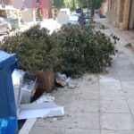 Πάτρα: Κλαδιά, σκουπίδια και… ψαροκόκαλα «κατέλαβαν» πεζοδρόμιο ΦΩΤΟ