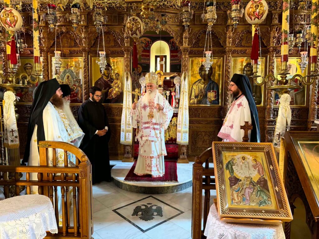 Ο Μητροπολίτης Ιερώνυμος στην Αγία Λαύρα Καλαβρύτων ΦΩΤΟ