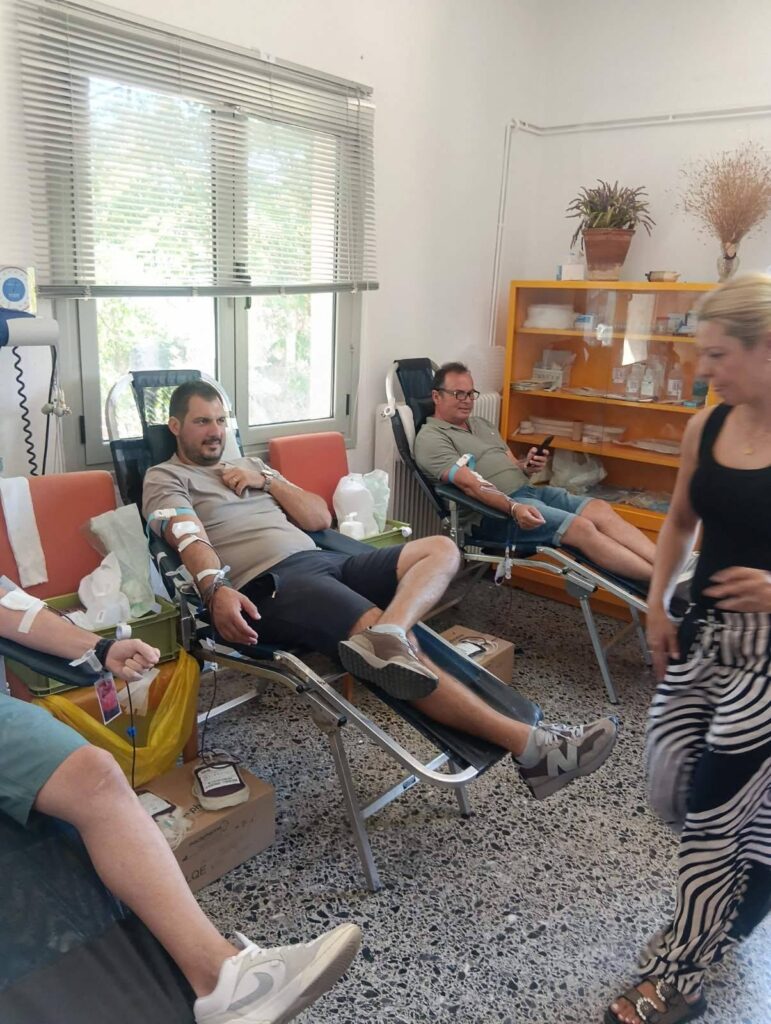 Αιμοδοσία στη Λυκούρια από το Πανεπιστημιακό Νοσοκομείο Ρίου ΦΩΤΟ