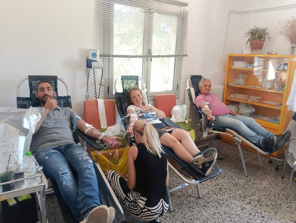 Αιμοδοσία στη Λυκούρια από το Πανεπιστημιακό Νοσοκομείο Ρίου ΦΩΤΟ