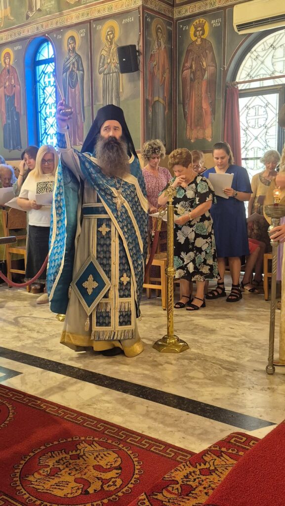 Τα εγκώμια της Υπεραγίας Θεοτόκου στην Αγία Ειρήνη Ριγανοκάμπου ΦΩΤΟ