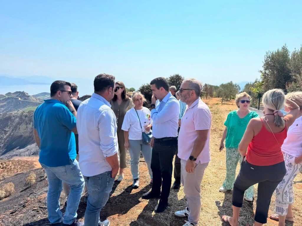 Στην Αιγιάλεια κλιμάκιο του ΠΑΣΟΚ: Στο επίκεντρο οι ζημιές σε ελιές, σταφίδα και αμπέλια ΦΩΤΟ