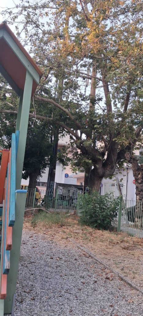 Πάτρα: Πλατεία διαλυμένη και επικίνδυνη στο ναό της Αγία Τριάδας ΦΩΤΟ