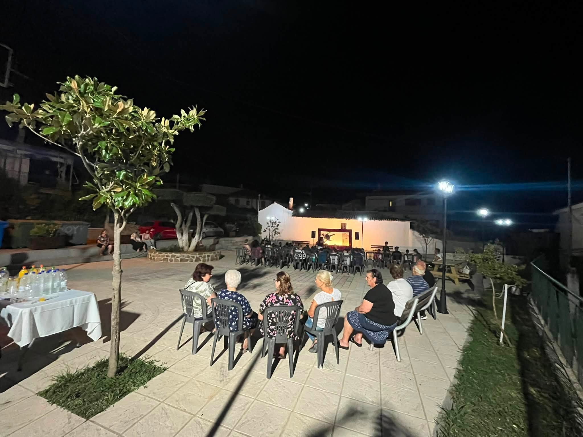 Παράσταση με τον Καραγκιόζη από τον Εκπολιτιστικό Σύλλογο Κρίνου ΦΩΤΟ