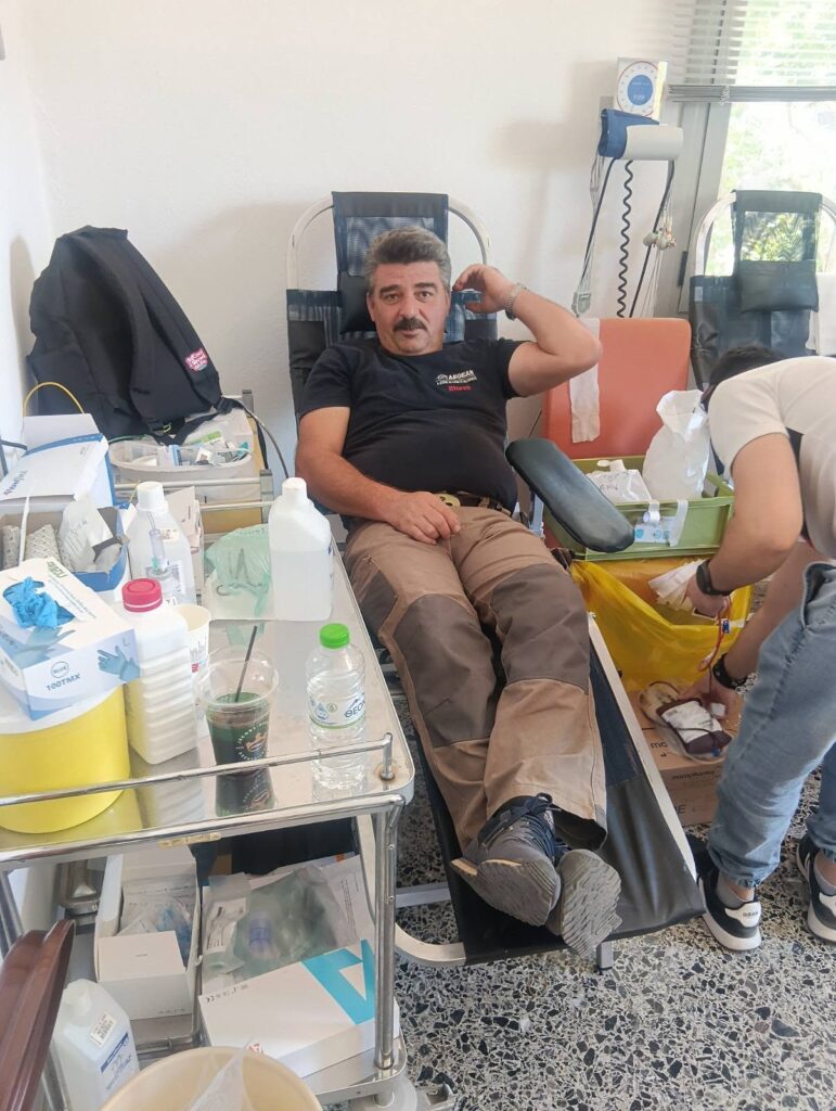 Αιμοδοσία στη Λυκούρια από το Πανεπιστημιακό Νοσοκομείο Ρίου ΦΩΤΟ