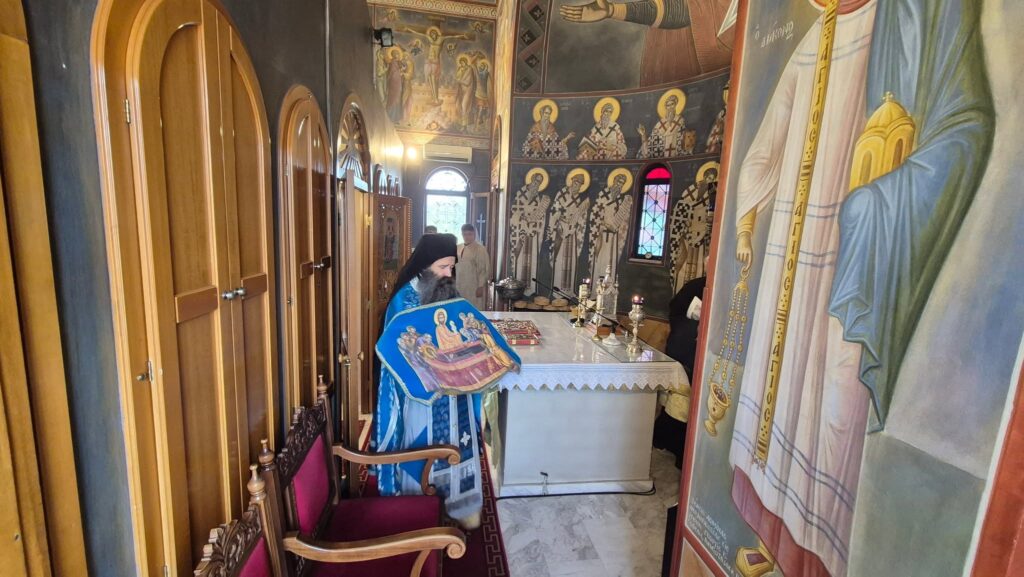 Τα εγκώμια της Υπεραγίας Θεοτόκου στην Αγία Ειρήνη Ριγανοκάμπου ΦΩΤΟ