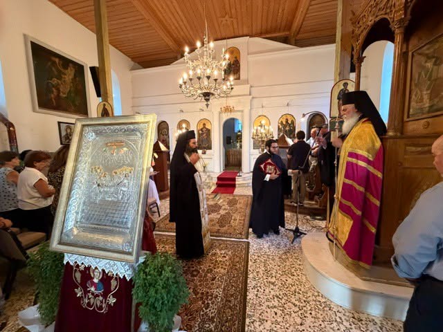 Ο Μητροπολίτη Ιερώνυμος στο Βραχνί Καλαβρύτων ΦΩΤΟ