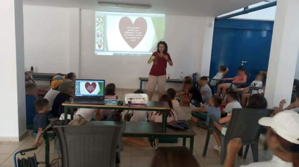 Στα παιδιά των Κατασκηνώσεων του Δήμου Πατρέων παρουσιάστηκε το Eκπαιδευτικό Φιλοζωικό Πρόγραμμα ΦΩΤΟ,