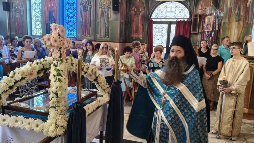 Τα εγκώμια της Υπεραγίας Θεοτόκου στην Αγία Ειρήνη Ριγανοκάμπου ΦΩΤΟ