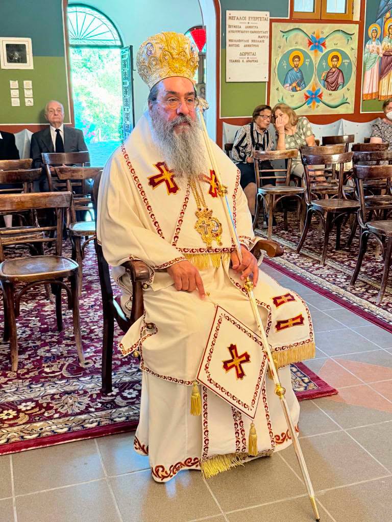 Στον Αγιο Νεκτάριο Καλαβρύτων ο Μητροπολίτης Πτολεμαΐδος Μακάριος ΦΩΤΟ