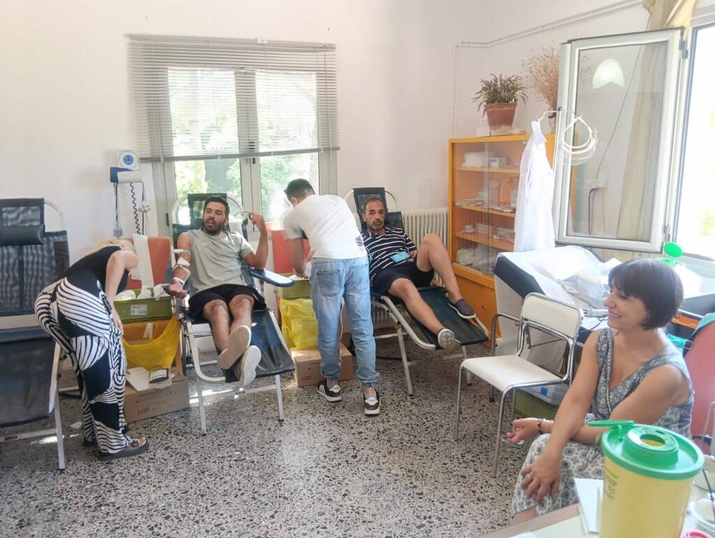 Αιμοδοσία στη Λυκούρια από το Πανεπιστημιακό Νοσοκομείο Ρίου ΦΩΤΟ