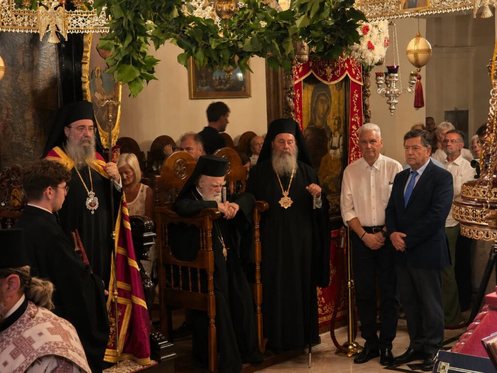 Ο Δημήτρης Παλούμπης στην Παναγία τη Γηροκομήτισσα