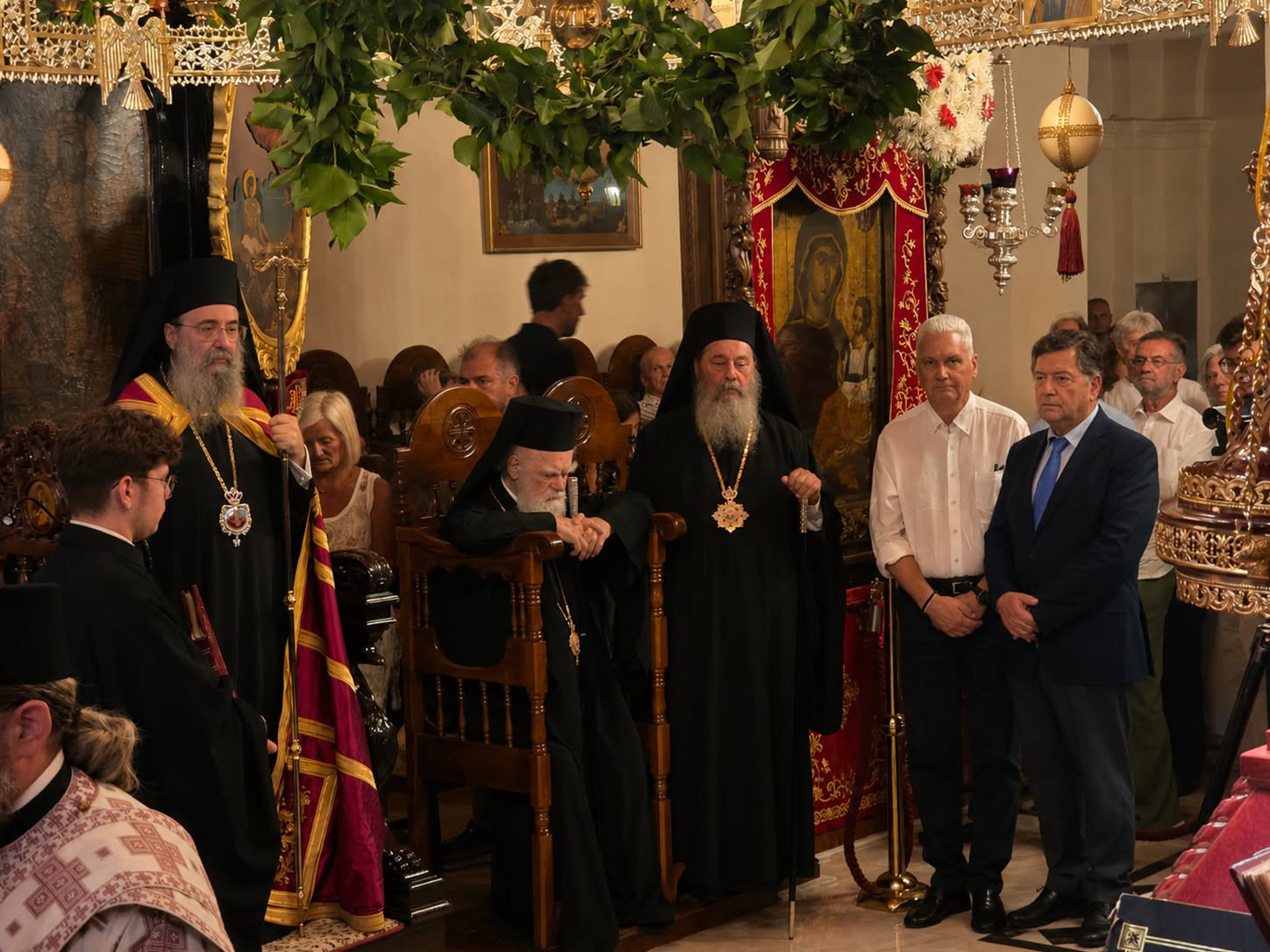 Ο Δημήτρης Παλούμπης στην Παναγία τη Γηροκομήτισσα