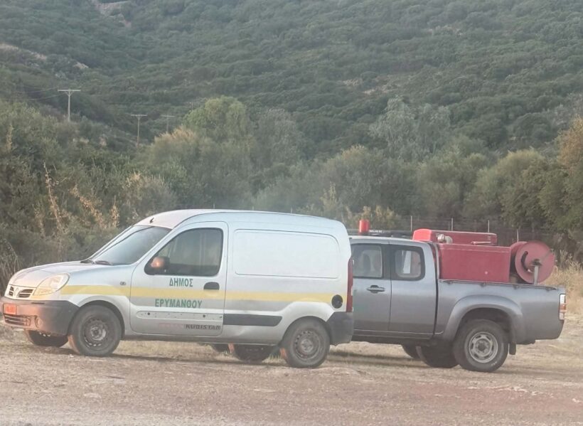 Ερύμανθος: Κλοπή πετρελαίου από μηχανήματα του δήμου 4 Κλοπή πετρελαίου από μηχανήματα του δήμου