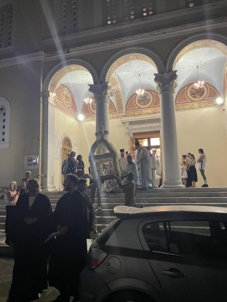 Προεόρτια Ιερά Αγρυπνία στο ναό του Αγίου Δημητρίου Πατρών ΦΩΤΟ