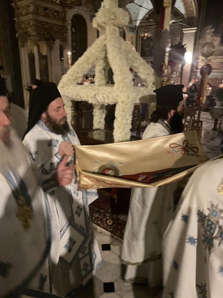 Προεόρτια Ιερά Αγρυπνία στο ναό του Αγίου Δημητρίου Πατρών ΦΩΤΟ