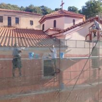 Πάτρα: Εργα ανακαίνισης στο Καθολικό της Ιεράς Μονής Ομπλού ΦΩΤΟ