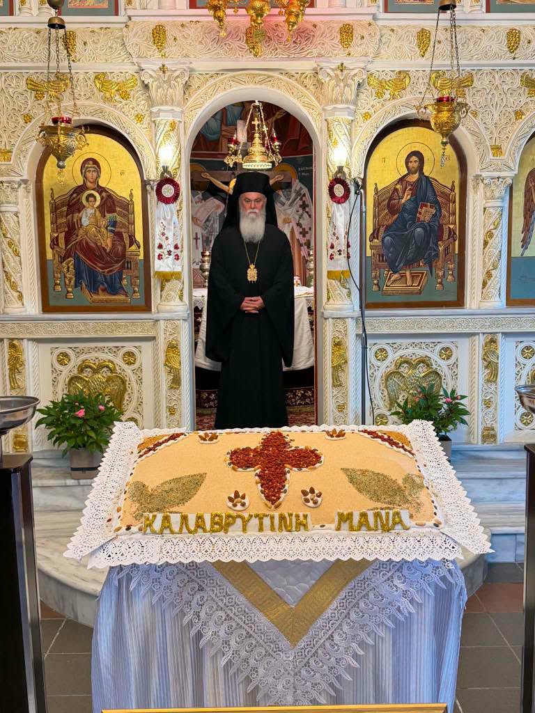 Στον Αγιο Νεκτάριο Καλαβρύτων ο Μητροπολίτης Πτολεμαΐδος Μακάριος ΦΩΤΟ