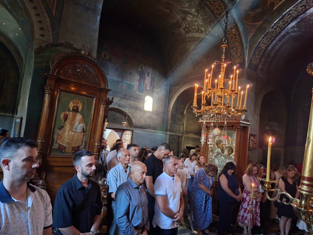 Λαμπρός εορτασμός της Παναγίας στην ιστορική Μονή Ομπλού ΦΩΤΟ