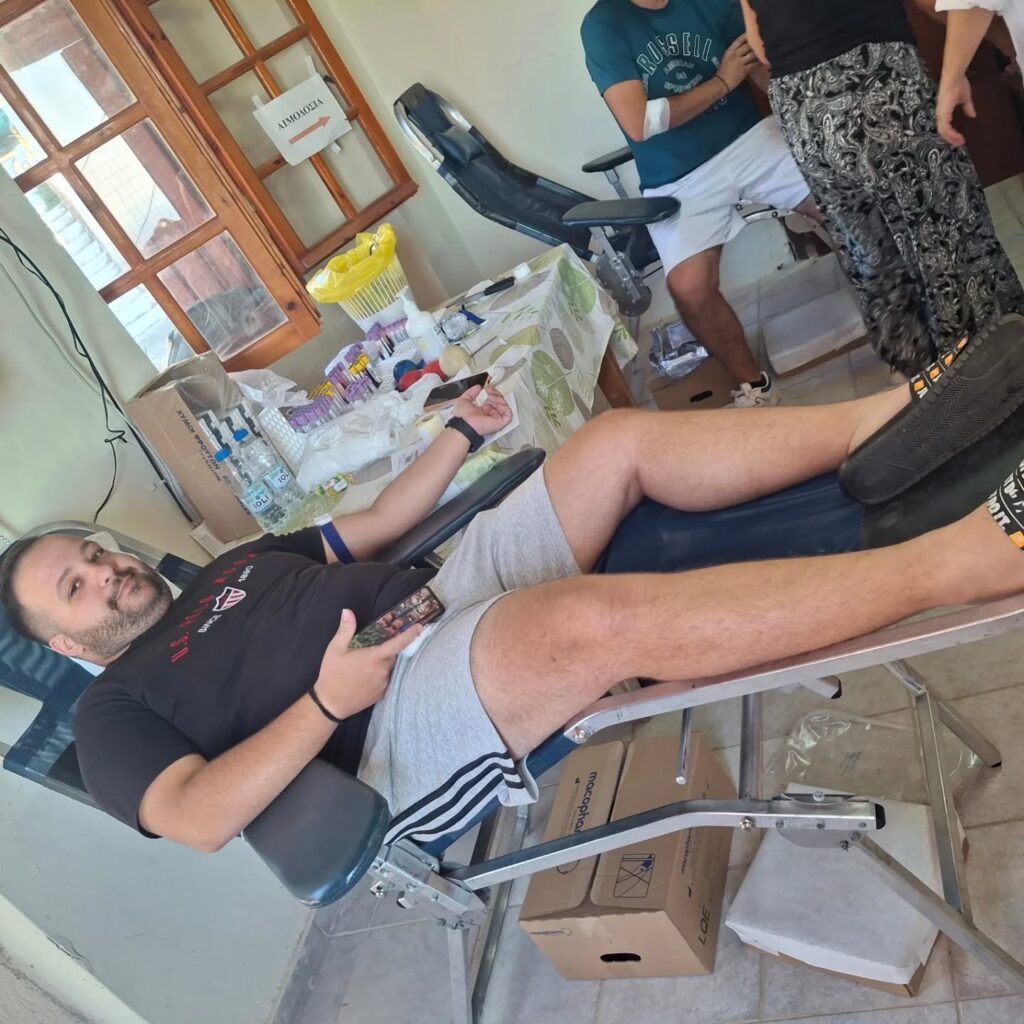 Εθελοντική αιμοδοσία στο Καλούσι ΦΩΤΟ