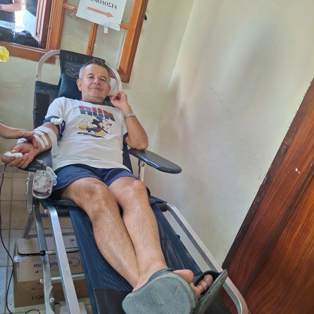 Εθελοντική αιμοδοσία στο Καλούσι ΦΩΤΟ