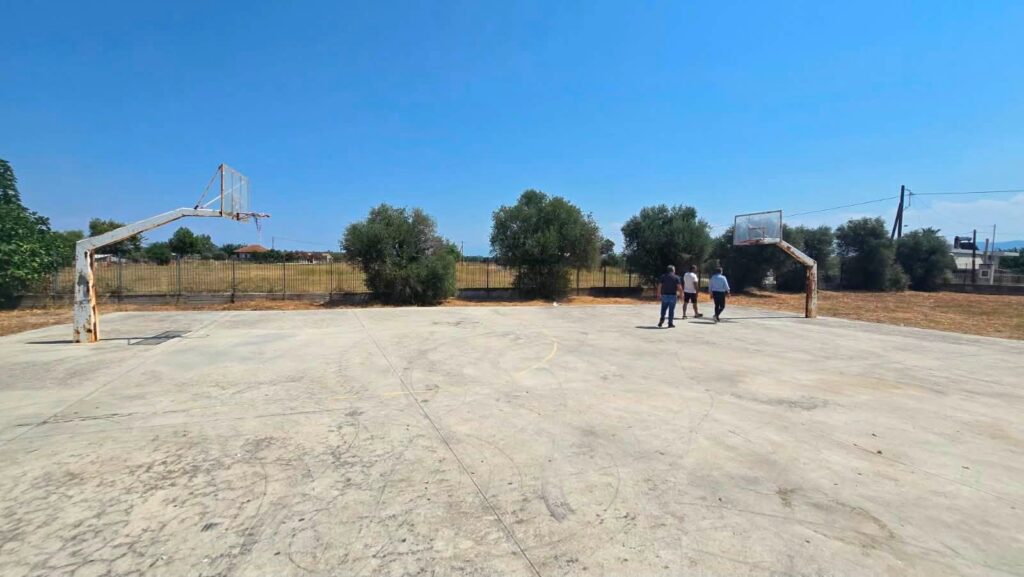 Μετόχι: Αυτοψία και επαφές Αλεξόπουλου για υποδομές, αθλητισμό και αξιοποίηση κτιρίων ΦΩΤΟ