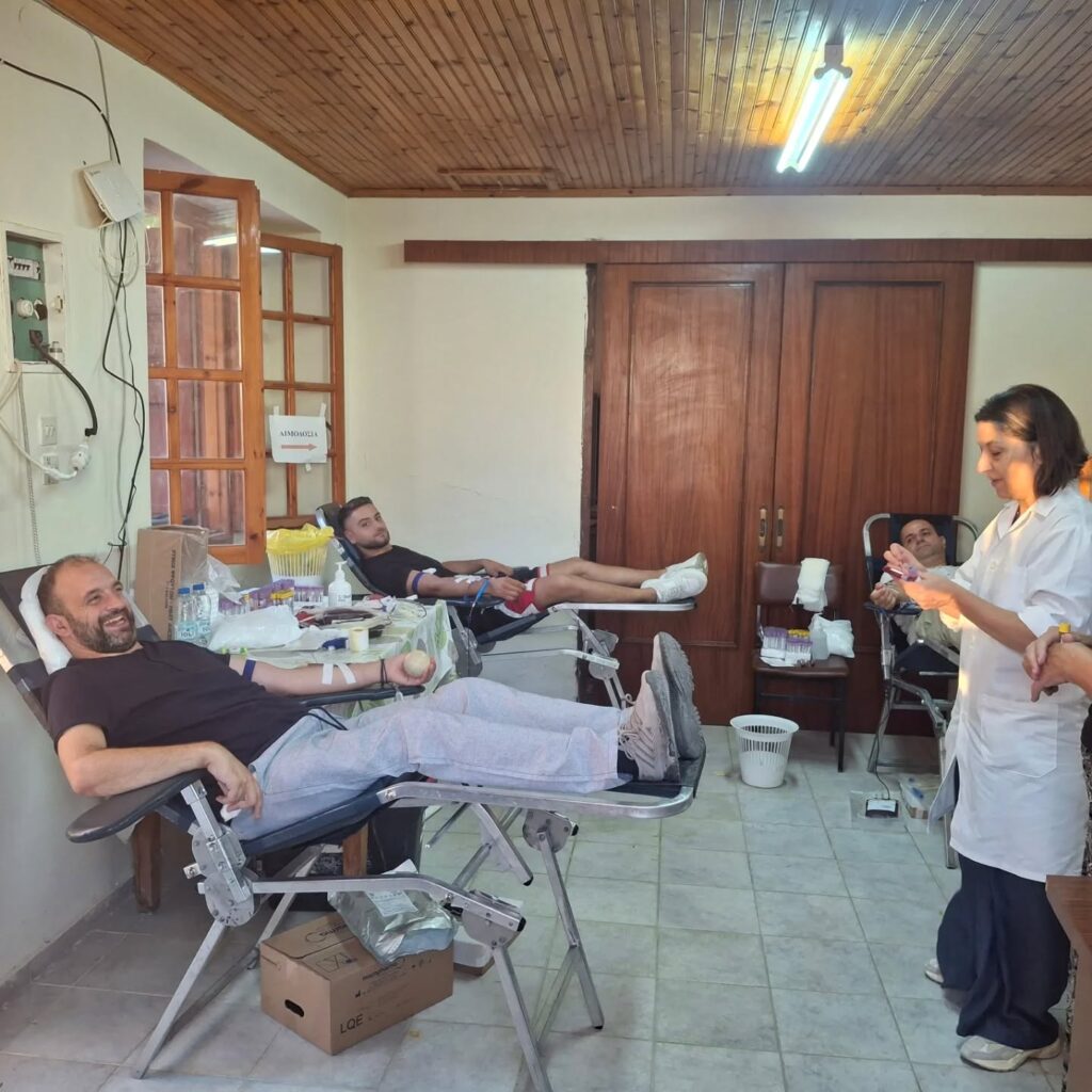 Εθελοντική αιμοδοσία στο Καλούσι ΦΩΤΟ