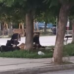 Αγυιά: «Καμπ» Ρομά δίπλα στο γήπεδο της Παναχαϊκής όπου παίζουν παιδιά ΦΩΤΟ