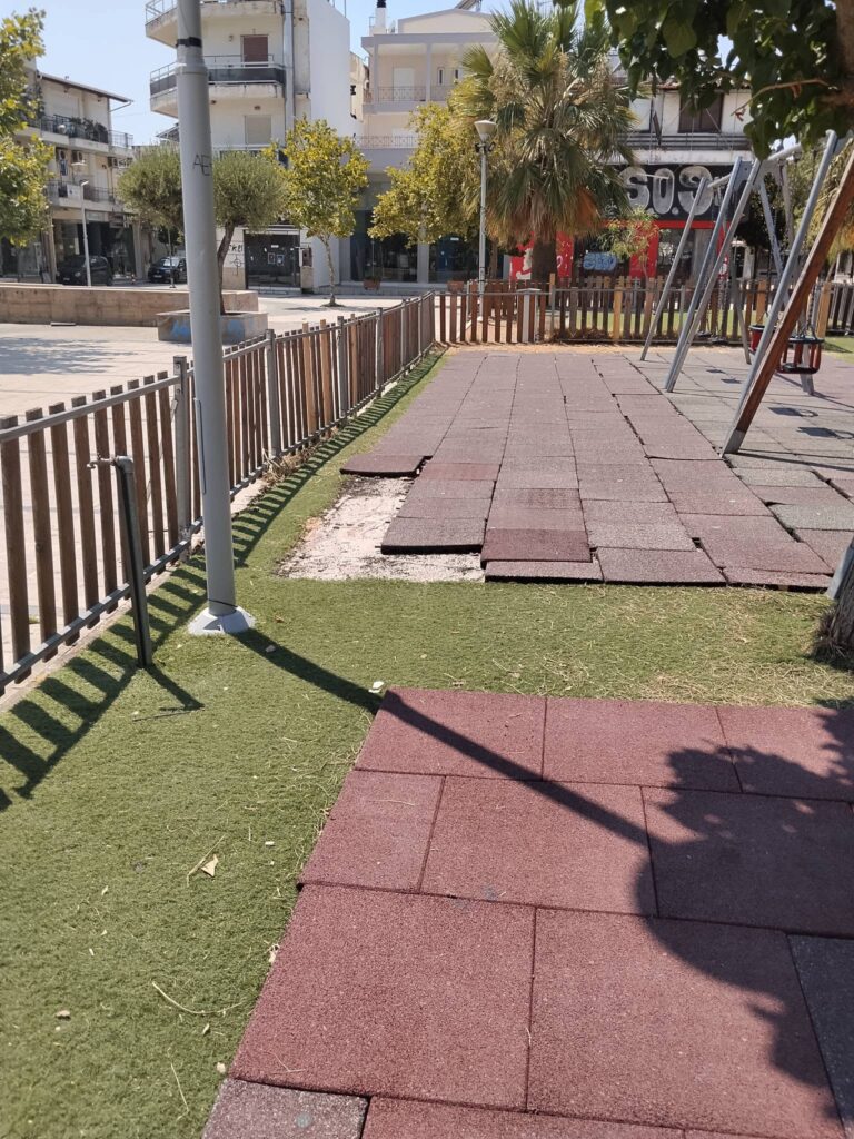 Δυτική Αχαΐα: Επικινδυνότητα σε κάποιες Παιδικές χαρές που ελλοχεύουν τραυματισμούς ΦΩΤΟ