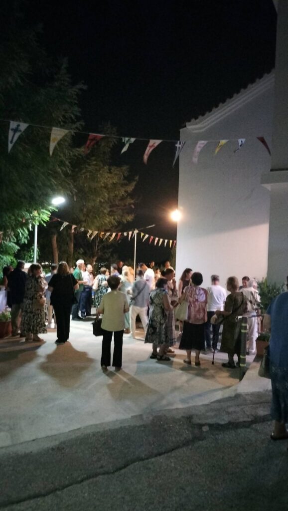 Πανηγυρικός εσπερινός για τον Άγιο Ιωάννη στον Κούμαρη Αιγίου ΦΩΤΟ