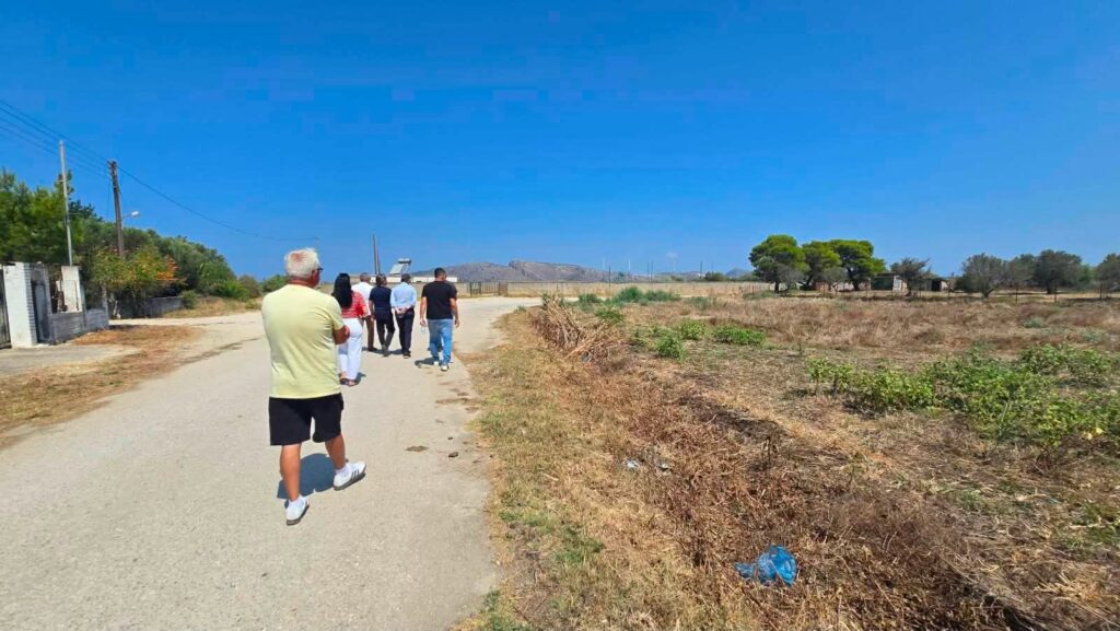 Μετόχι: Αυτοψία και επαφές Αλεξόπουλου για υποδομές, αθλητισμό και αξιοποίηση κτιρίων ΦΩΤΟ