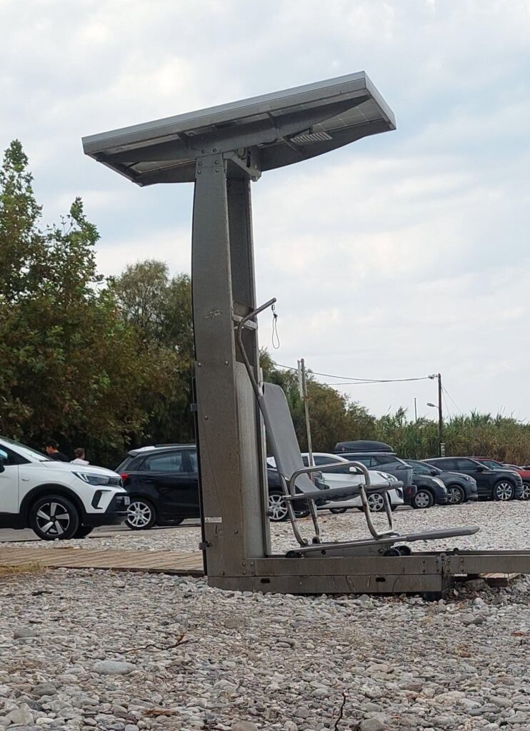 Συλιβαινιώτικα: Βανδαλισμοί και ζημιές στο μηχάνημα Seatrac για ΑμεΑ της παραλίας ΦΩΤΟ