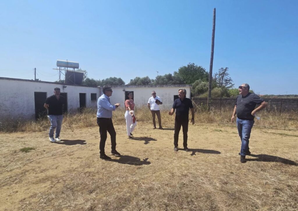 Μετόχι: Αυτοψία και επαφές Αλεξόπουλου για υποδομές, αθλητισμό και αξιοποίηση κτιρίων ΦΩΤΟ